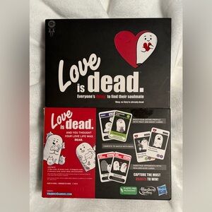 Love is Dead Card Game - Black and Red